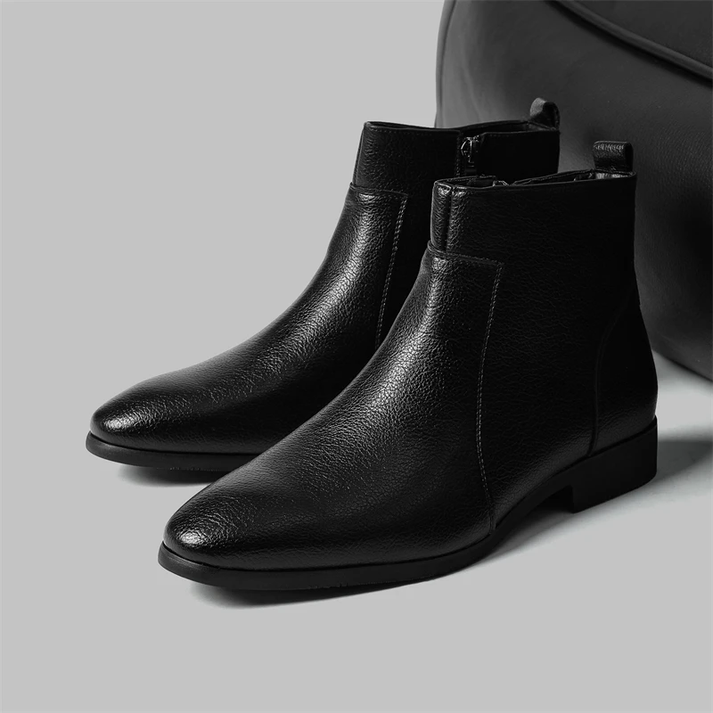 Quentin Leather Chelsea Boots