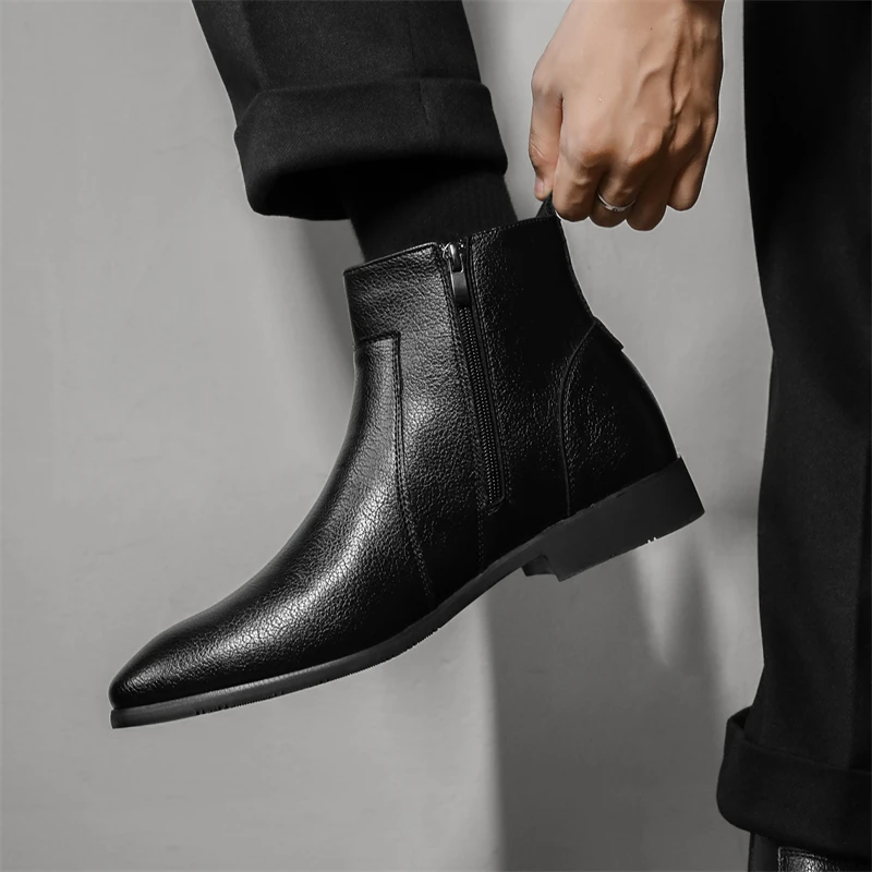 Quentin Leather Chelsea Boots