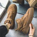 Brunello Suede Leather Sneakers